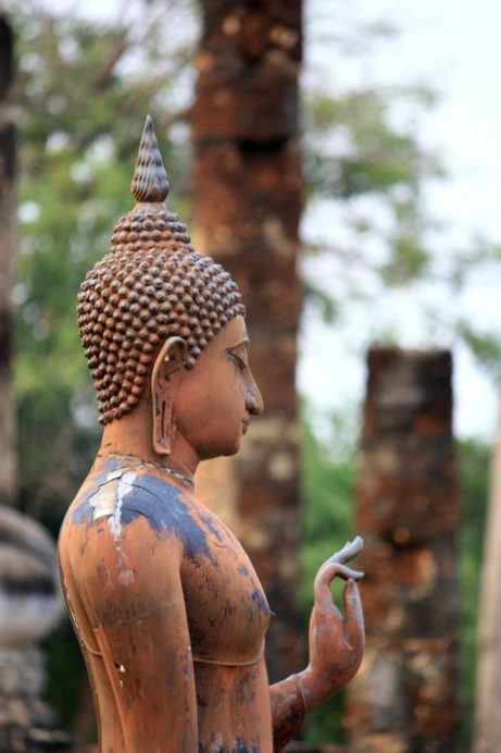 Drevenná suška Budhu